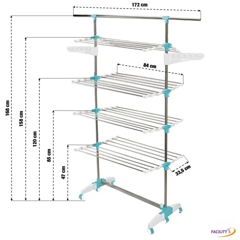 Étendoir Séchoir à Linge XXL Familya 2 Étendoir Séchoir à Linge XXL Familya - Image 2