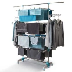 Étendoir Séchoir à Linge XXL Familya 7 Étendoir Séchoir à Linge XXL Familya -Intexoo Shop etendoir sechoir a linge familya 2