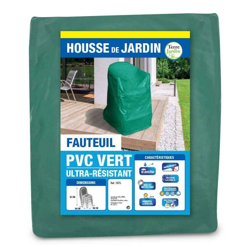 Housse De Protection PVC Chaise De Jardin - Extérieur 2 Housse De Protection PVC Chaise De Jardin - Extérieur - Image 2