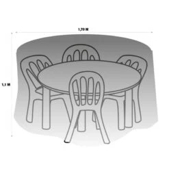 Housse De Protection Table Ronde De Jardin 7 Housse De Protection Table Ronde De Jardin -Intexoo Shop housse de protection pour table ronde de jardin 3