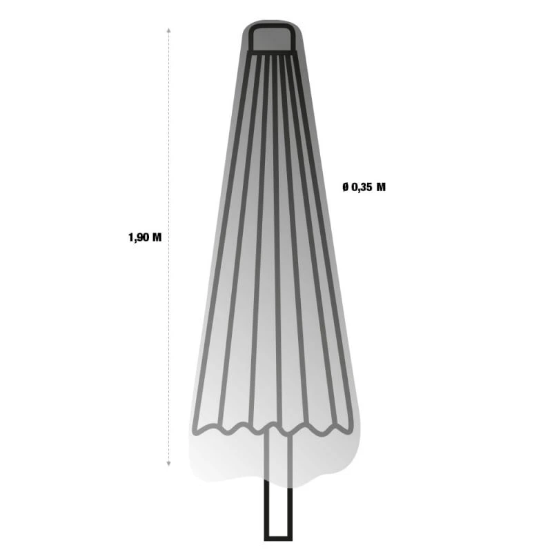 Housse De Protection PVC Parasol - Extérieur 4 Housse De Protection PVC Parasol - Extérieur - Image 4