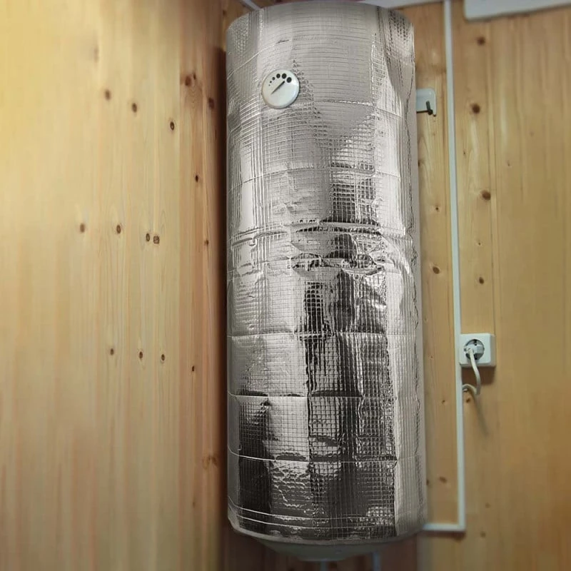 Isolant Pour Ballon D'eau Chaude 160 X 200cm - Kit Complet Avec Ruban Adhésif 3 Isolant Pour Ballon D'eau Chaude 160 X 200cm - Kit Complet Avec Ruban Adhésif - Image 3