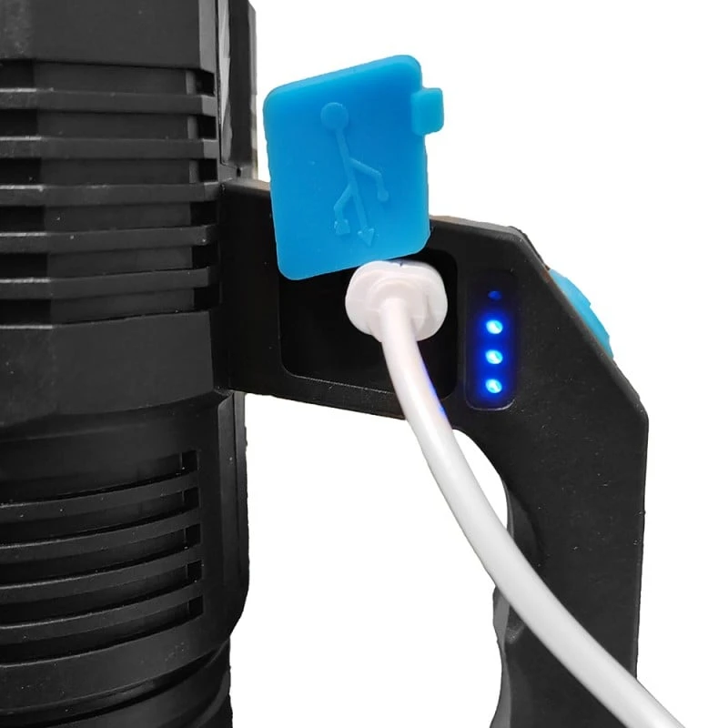 Lampe Torche Portable 200 Lumens, Rechargeable USB, Norme IP 44 2 Lampe Torche Portable 200 Lumens, Rechargeable USB, Norme IP 44 - Image 2