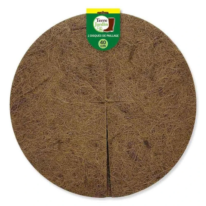 Lot De 2 Disques De Paillage Coco Fibres Naturelles 6 Lot De 2 Disques De Paillage Coco Fibres Naturelles - Image 6