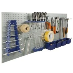 Panneau Mural D'atelier En Métal - Vendu Par 2 8 Panneau Mural D'atelier En Métal - Vendu Par 2 -Intexoo Shop lot de 2 panneaux muraux d atelier en metal 3