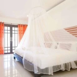 Moustiquaire Ciel De Lit 12m D'envergure Possible -Intexoo Shop moustiquaire ciel de lit 4