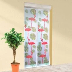 Moustiquaire Porte Coulissante Motif Flamant Rose 14 Moustiquaire Porte Coulissante Motif Flamant Rose -Intexoo Shop moustiquaire porte coulissante motif flamant rose 6