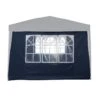 Mur Fenêtre Pour Tonnelle Pliante Bleu 3x3 M