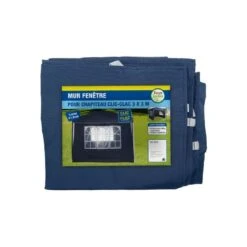 Mur Fenêtre Pour Tonnelle Pliante Bleu 3x3 M 5 Mur Fenêtre Pour Tonnelle Pliante Bleu 3x3 M -Intexoo Shop mur fenetre tonnelle pliante bleue 3x3 m 2