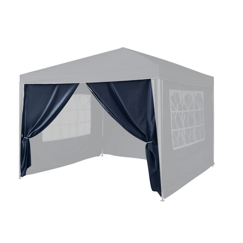 Mur Porte Bleu Pour Tonnelle Pliante 3 X 3 M 2 Mur Porte Bleu Pour Tonnelle Pliante 3 X 3 M - Image 2