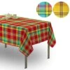 Nappe Rectangulaire Anti Tache à Carreaux