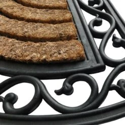 Paillasson Coco Demi Lune Porte D'entrée 6 Paillasson Coco Demi Lune Porte D'entrée -Intexoo Shop paillasson coco entree demi rond 2