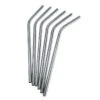 Paille Inox Par 6 + Goupillon