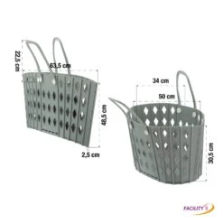 Panier Plastique Pliable -Intexoo Shop panier plastique pliable 3