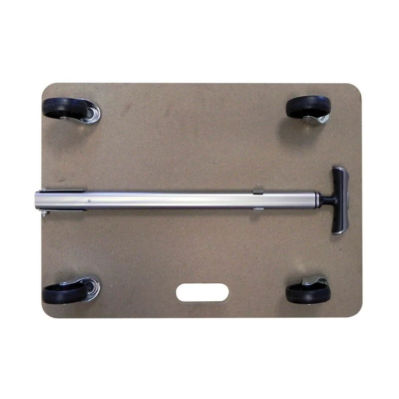 Plateau Roulant Charges Lourdes Avec Manche Télescopique 2 Plateau Roulant Charges Lourdes Avec Manche Télescopique - Image 2