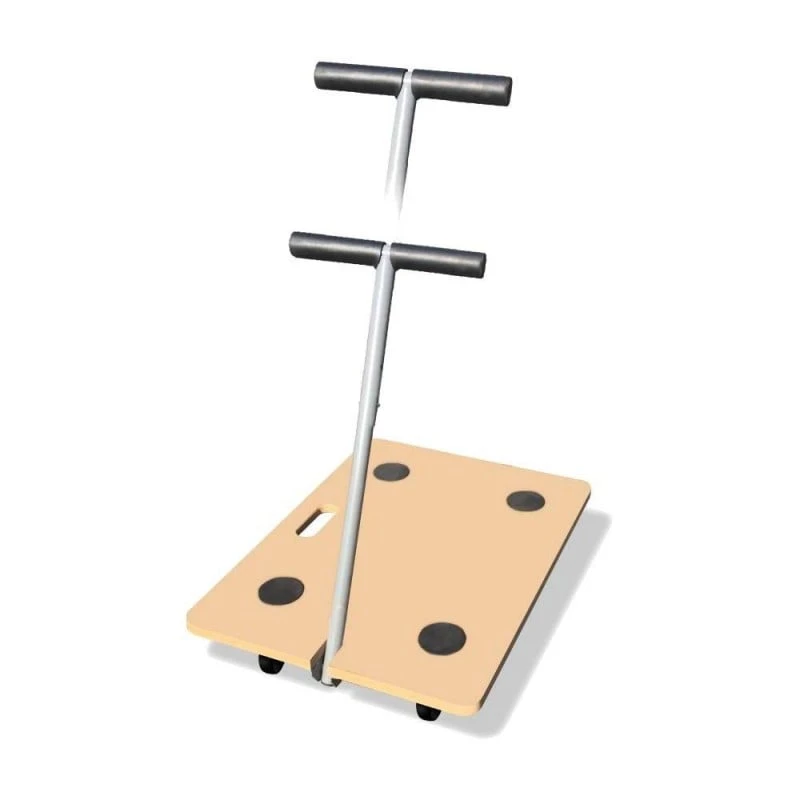 Plateau Roulant Charges Lourdes Avec Manche Télescopique 1 Plateau Roulant Charges Lourdes Avec Manche Télescopique