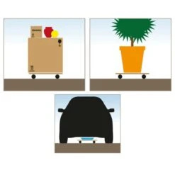 Plateau Roulant à Roulettes 7 Plateau Roulant à Roulettes -Intexoo Shop plateau roulant manutention roulettes 150 kg 3