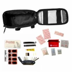 Sacoche Vélo/vtt Pour Téléphone Avec Kit De Secours