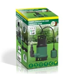 Pompe D'évacuation Submersible Pour Eau Chargée Ou Claire (piscine) 14m3/h -Intexoo Shop pompe de relevage eaux usees ou chargees 2