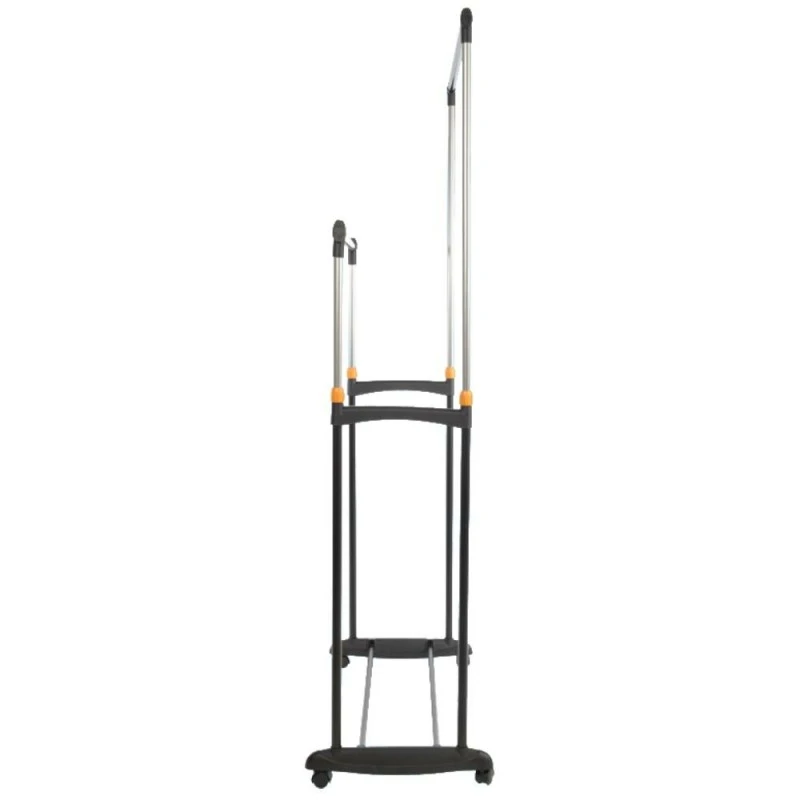 Portant Vêtement à Roulettes Double Avec Hauteur Réglable 3 Portant Vêtement à Roulettes Double Avec Hauteur Réglable - Image 3