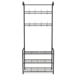 Porte Manteau Vestiaire Entrée 8 Patères 9 Porte Manteau Vestiaire Entrée 8 Patères -Intexoo Shop porte manteau vestiaire entree 2