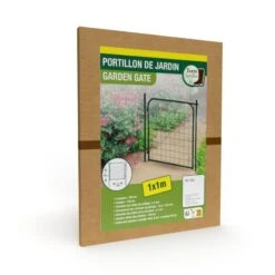 Portillon De Jardin Vert -Intexoo Shop portillon de jardin vert 100 x 100 cm 3
