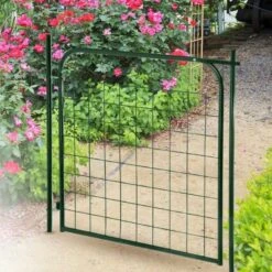 Portillon De Jardin Vert -Intexoo Shop portillon de jardin vert 100 x 100 cm 4