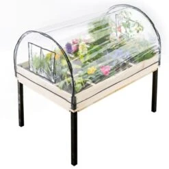 Potager Sur Pied "Batignolles" Avec Serre Intégrée