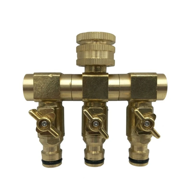 Raccord De Tuyau D'arrosage 3 Entrees 3 Raccord De Tuyau D'arrosage 3 Entrees - Image 3