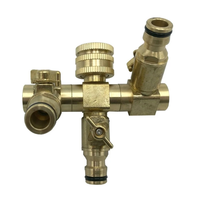 Raccord De Tuyau D'arrosage 3 Entrees 4 Raccord De Tuyau D'arrosage 3 Entrees - Image 4