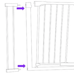 Rallonge Pour Barrière De Sécurité Escalier Sans Perçage Pour Enfant, Bébé, Chien 9 Rallonge Pour Barrière De Sécurité Escalier Sans Perçage Pour Enfant, Bébé, Chien -Intexoo Shop rallonge pour barriere de securite escalier sans percage pour enfant bebe chien 4