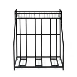 Râtelier à Vélo Avec Panier De Rangement -Intexoo Shop ratelier a velo avec panier de rangement 2