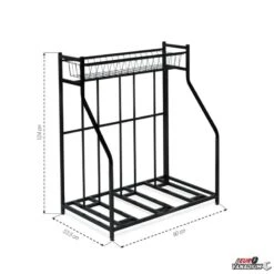 Râtelier à Vélo Avec Panier De Rangement -Intexoo Shop ratelier a velo avec panier de rangement 3