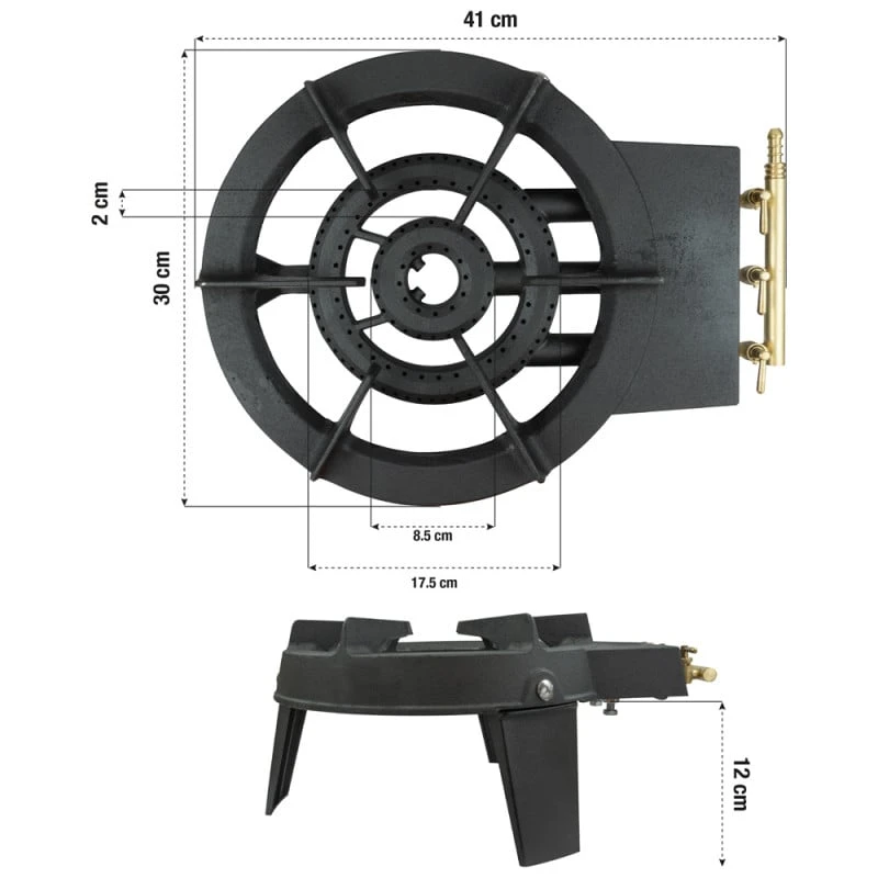Réchaud à Gaz 3 Robinets 9 Réchaud à Gaz 3 Robinets - Image 9