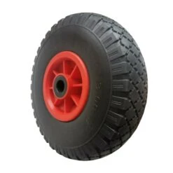 Roue Increvable 260 Mm (3.00/4) Avec Axe Central Et Alésage 20 Mm Pour Diable Et Chariot