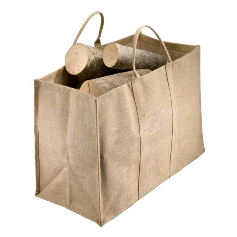 Sac à Bûches En Toile De Jute 1 Sac à Bûches En Toile De Jute