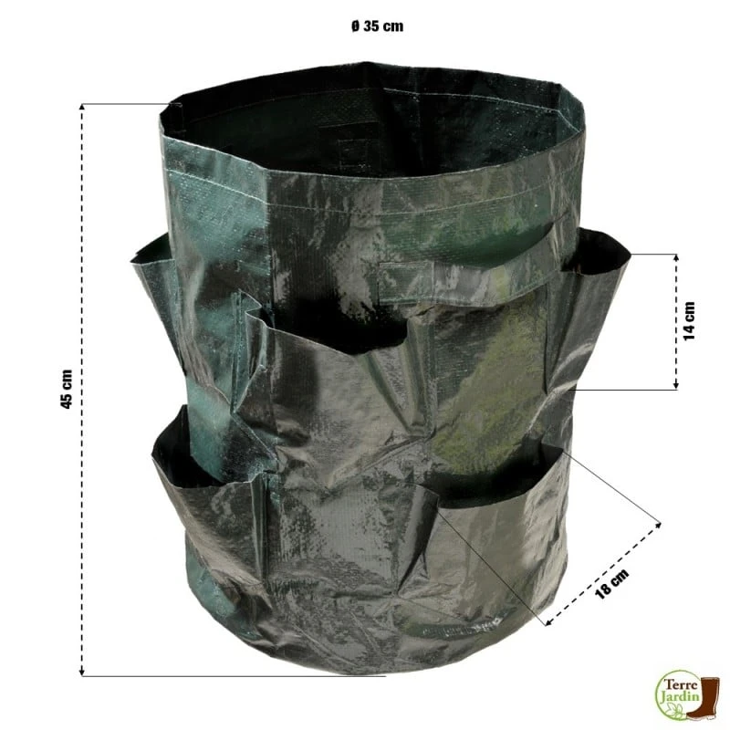 Sac à Fraisiers - Sac De Plantation Pour Fraises - X2 4 Sac à Fraisiers - Sac De Plantation Pour Fraises - X2 - Image 4