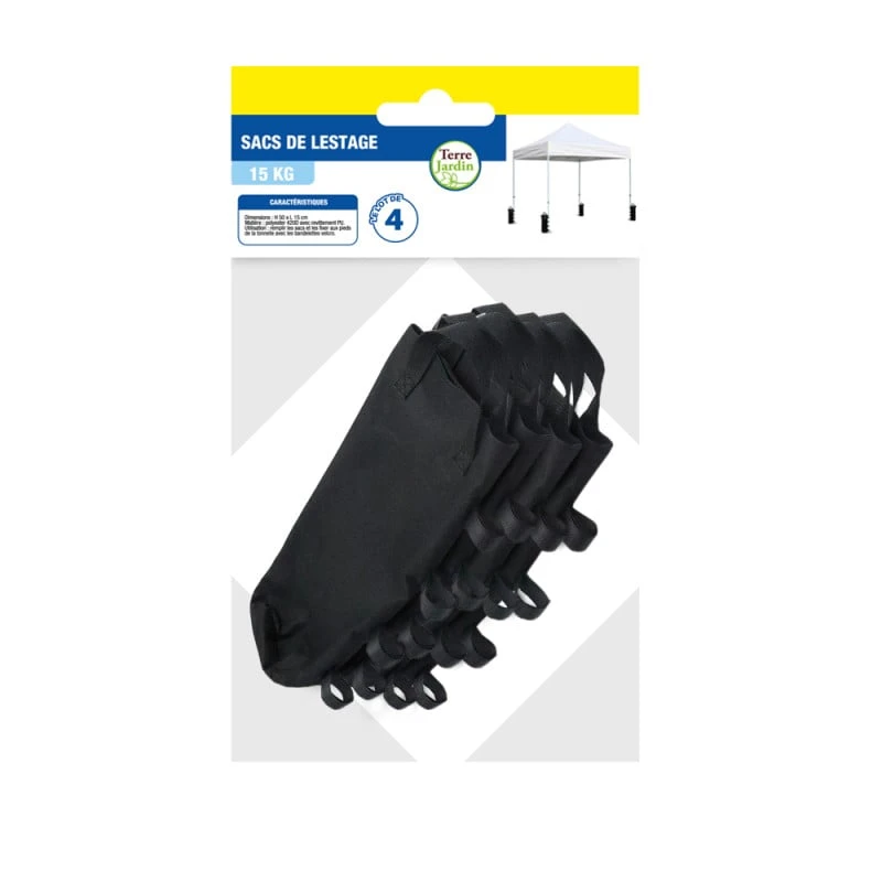 Sac De Lestage à Remplir Pour Parasol Et Mobilier Extérieur - 4 X 15kg 2 Sac De Lestage à Remplir Pour Parasol Et Mobilier Extérieur - 4 X 15kg - Image 2
