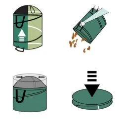 Sac Pour Déchets Verts De Jardin Pop Up 100 L - Lot De 3 8 Sac Pour Déchets Verts De Jardin Pop Up 100 L - Lot De 3 -Intexoo Shop sac pour dechets verts de jardin pop up 100 l lot de 3 3