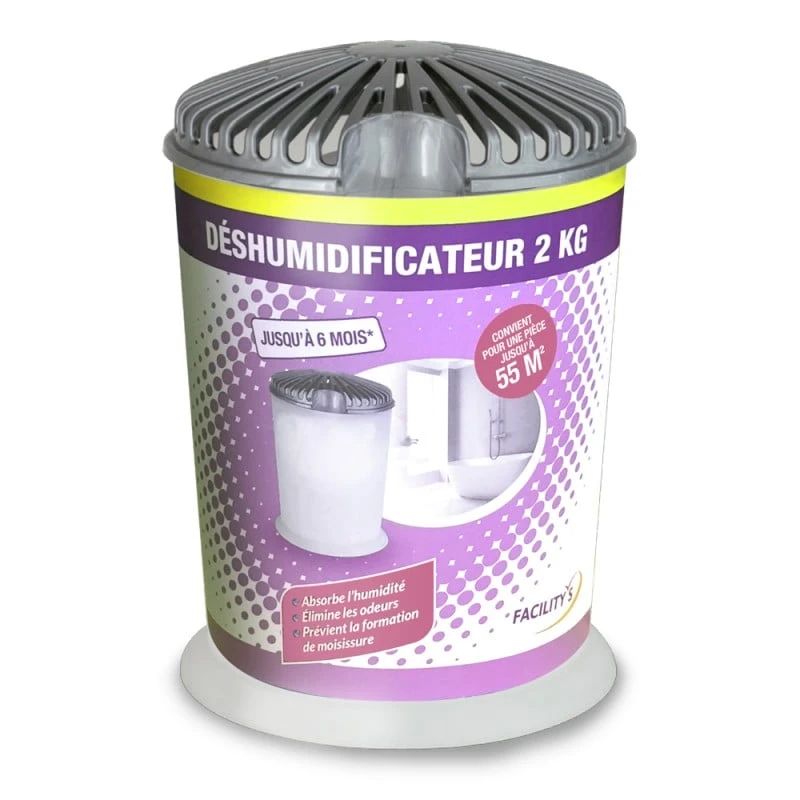 Absorbeur D'humidité + Un Sachet Absorbeur 4L 1 Absorbeur D'humidité + Un Sachet Absorbeur 4L