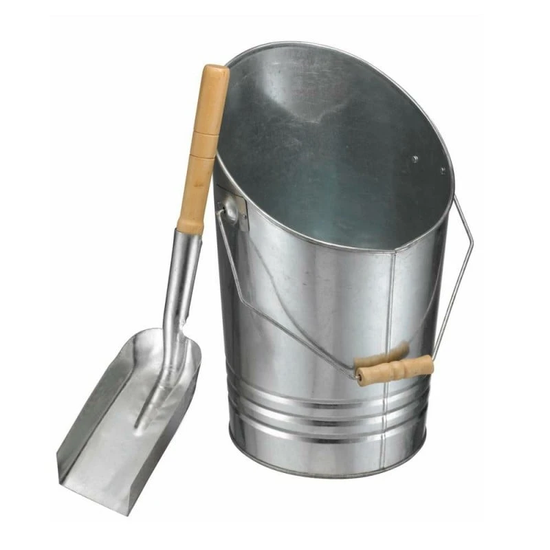 Seau Et Pelle à Cendres Métal Galvanisé 1 Seau Et Pelle à Cendres Métal Galvanisé