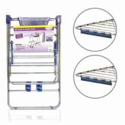 Séchoir A Linge Inox Et 2 Porte Chaussettes