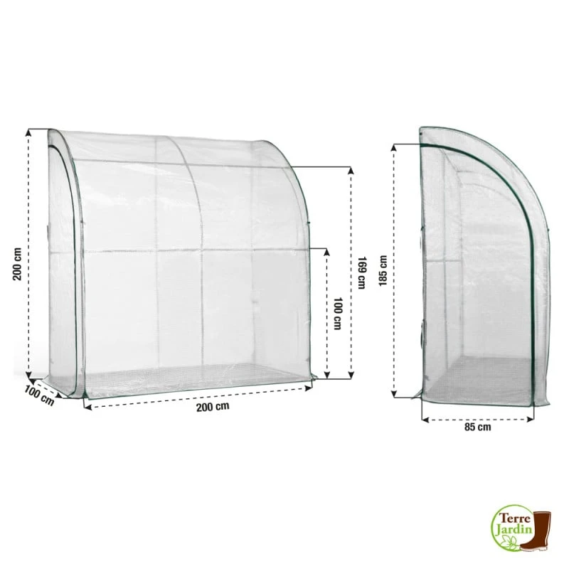 Serre D'hivernage Murale 100 X 200 Cm 2 Serre D'hivernage Murale 100 X 200 Cm - Image 2