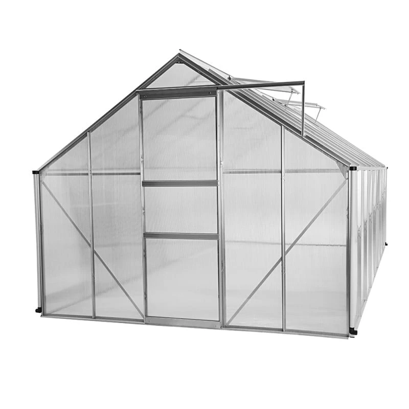 Serre De Jardin Aluminium Et Polycarbonate 12,25 M² 3 Serre De Jardin Aluminium Et Polycarbonate 12,25 M² - Image 3