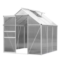Serre De Jardin Aluminium Et Polycarbonate 3,6 M²