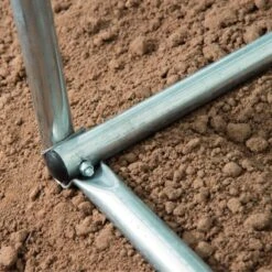 Serre De Jardin Tunnel 18m2 Renforcée -Intexoo Shop serre de jardin tunnel 18m2 6x3x2 5