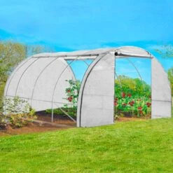 Serre De Jardin Tunnel Blanche 4 Saisons 12m2 Renforcée 3x4m 9 Serre De Jardin Tunnel Blanche 4 Saisons 12m2 Renforcée 3x4m -Intexoo Shop serre de jardin tunnel blanche 4 saisons 12m2 renforcee 4
