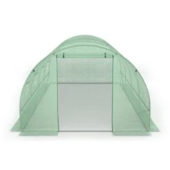 Serre Tunnel De Jardin 18M² Avec Bâche Renforcée 8 Serre Tunnel De Jardin 18M² Avec Bâche Renforcée -Intexoo Shop serre tunnel de jardin 18m avec bache renforcee 3