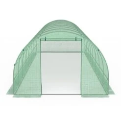 Serre Tunnel De Jardin 24M² Avec Bâche Renforcée 8 Serre Tunnel De Jardin 24M² Avec Bâche Renforcée -Intexoo Shop serre tunnel de jardin 24m avec bache renforcee 3
