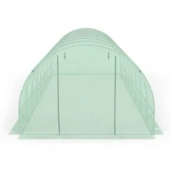 Serre Tunnel De Jardin 24M² Avec Bâche Renforcée 9 Serre Tunnel De Jardin 24M² Avec Bâche Renforcée -Intexoo Shop serre tunnel de jardin 24m avec bache renforcee 4